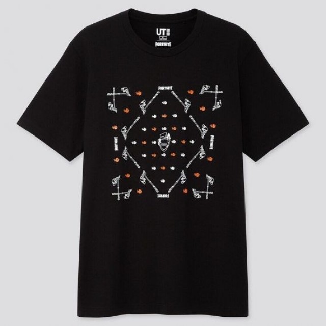 Áo thun nam cổ tròn Uniqlo Fortnite UT 