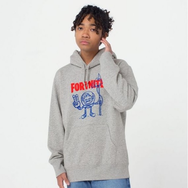 Áo hoodie nam tay dài Uniqlo Fortnite Sweat 