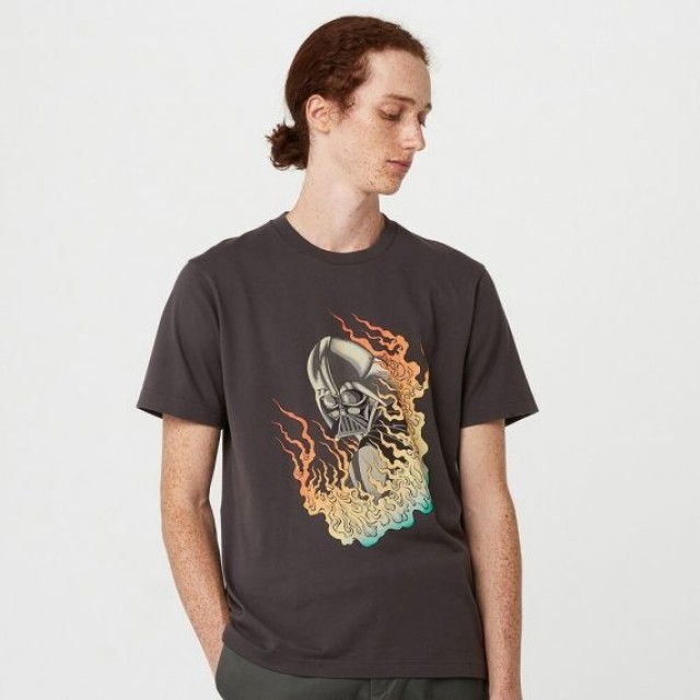 Áo thun nam cổ tròn Uniqlo STAR WARS FOREVER UT Stash 