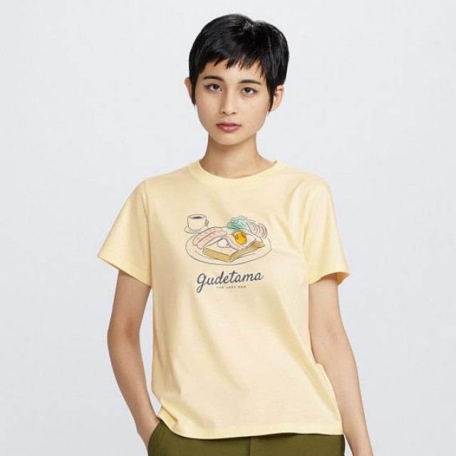 Áo thun nữ cổ tròn Uniqlo Gudelicious UT 