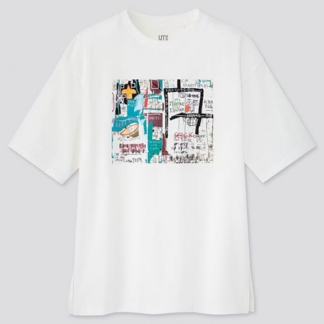 Áo thun nữ cổ tròn Uniqlo Crossing Lines UT Jean-Michel Basquiat 