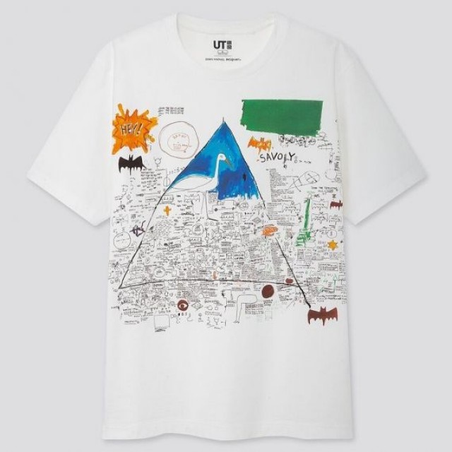 Áo thun nam cổ tròn Uniqlo Crossing Lines UT Jean-Michel Basquiat 