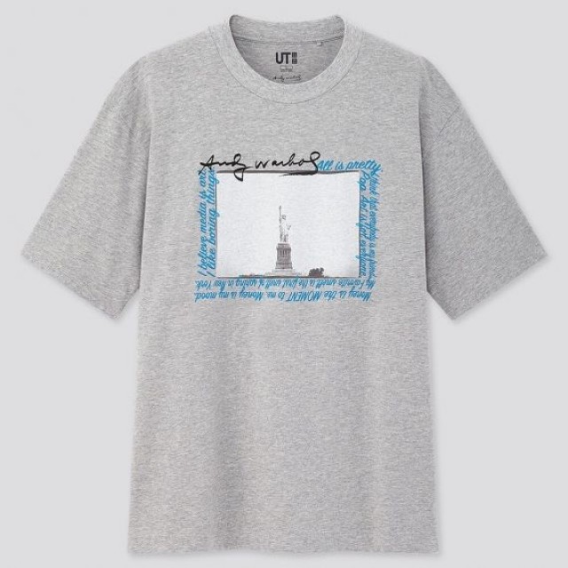 Áo thun nam cổ tròn Uniqlo Andy Warhol: From A to B and Back Again Oversized UT 