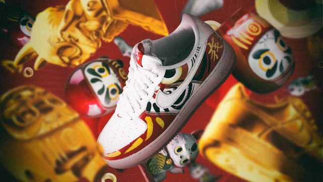 Giày Nike Air Force 1 Daruma 2021