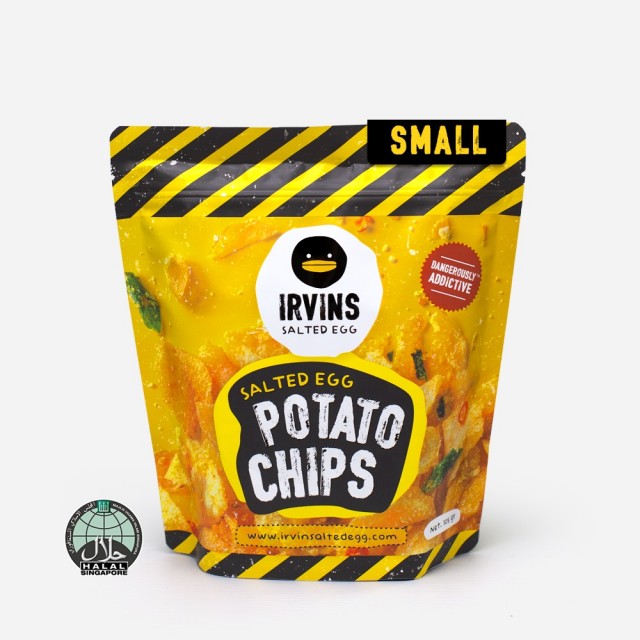 Khoai tây trứng muối 105g IRVINS - Small Salted Egg Potato Chips