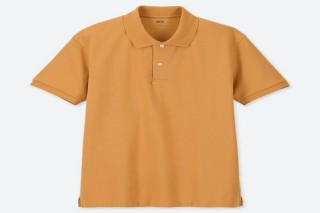 Áo thun polo UNIQLO nam - Màu vàng đậm
