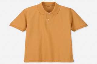 Áo thun polo UNIQLO nam - Màu vàng đậm