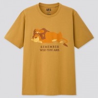 Áo thun nam cổ tròn Uniqlo Lion King (UT Graphic) 