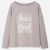 Áo thun nữ tay dài Uniqlo LISA LARSON UT T-SHIRT 